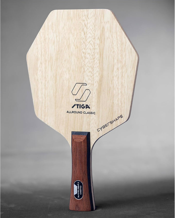 STIGA Allround Classic Cybershape - Offensives 5-Layer Tischtennisholz - Leichtgewichtig mit Präzisi