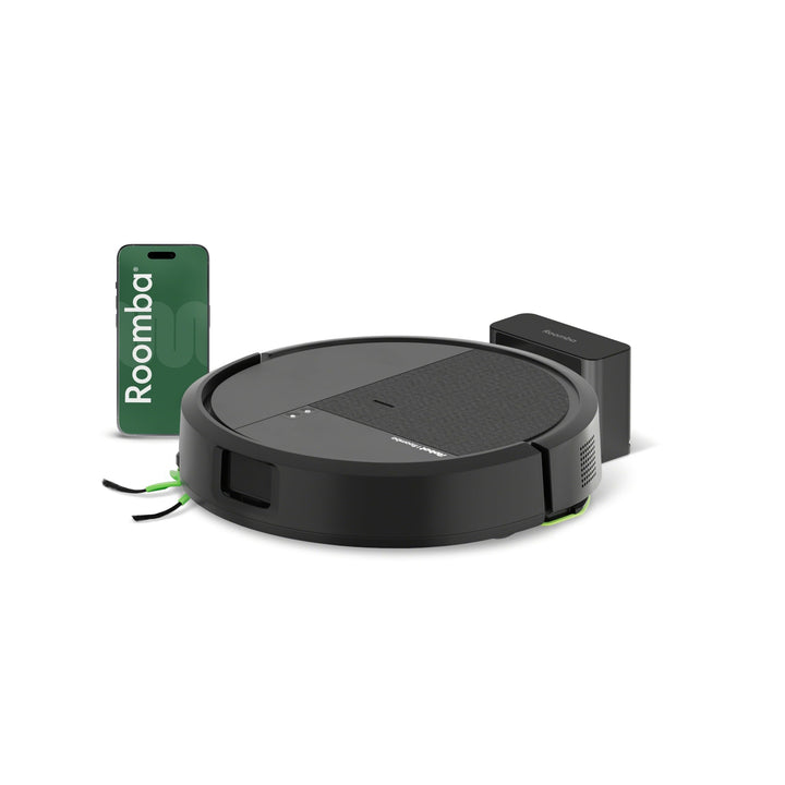 iRobot Roomba® 115 Combo Saug- und Wischroboter, 15k Pa Saugleistung, Bürsten und Wischpad reichen,