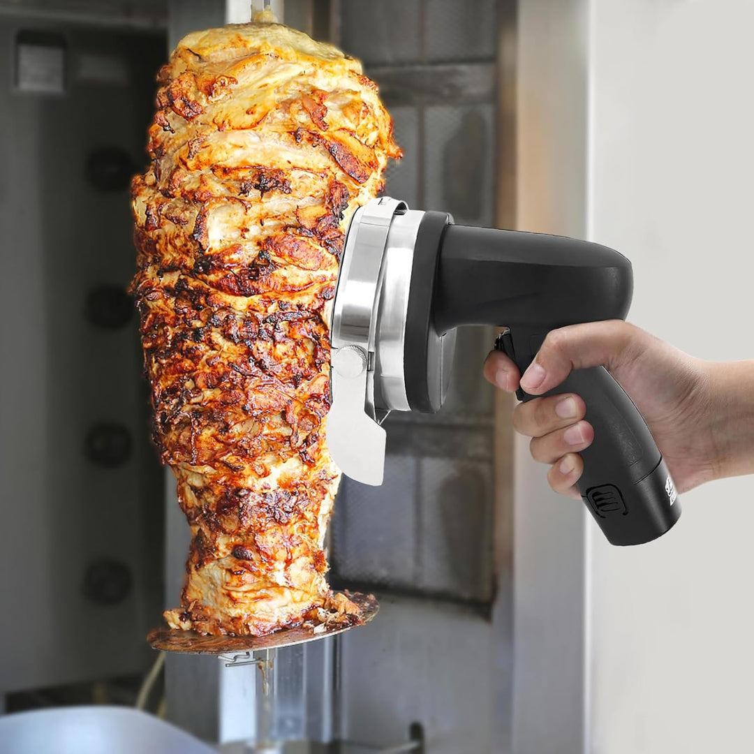Dönermesser Elektrisch, 80W Gyrosmesser Kebabmesser, Dönerschneider Elektrisches, Profi Schneidemess
