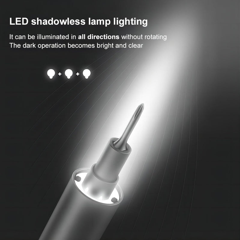 Wowstick Präzisions-elektrischer Schraubendreher Wowstick 1F mit LED-Licht und magnetischer Matte, e
