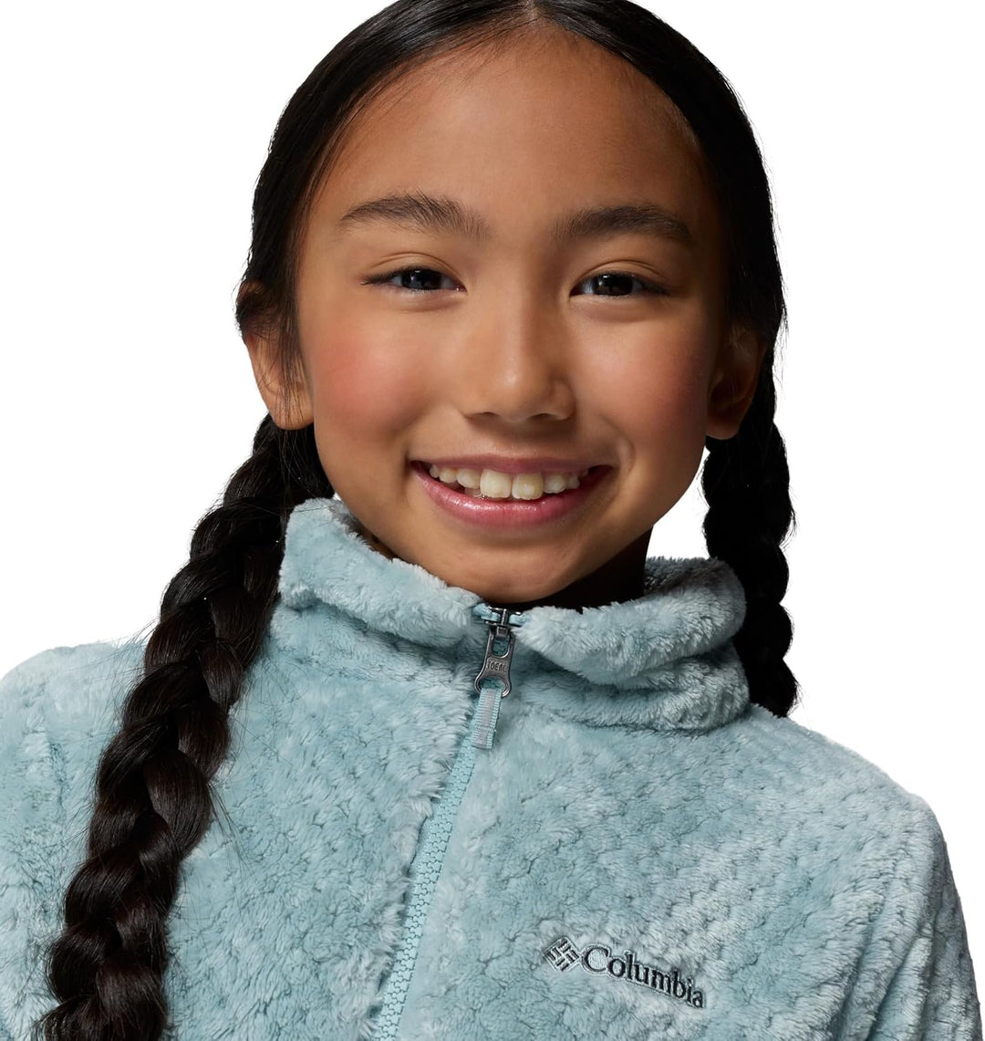 Columbia Mädchen Fire Side Sherpa-fleecejacke mit Durchgehendem Reissverschluss Sherpa-Fleecejacke m