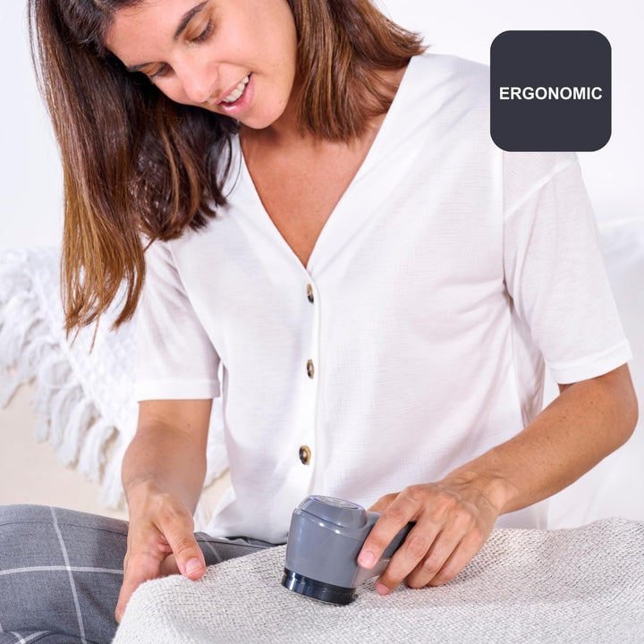 BLACK+DECKER - Fusselrasierer BXLR500E + kabellos | 90 Min Laufzeit | USB | abnehmbar | kompakt & le