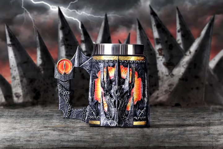 Nemesis Now Bierkrug, Herr der Ringe, offizielles Lizenzprodukt, Grau, 15,5 cm