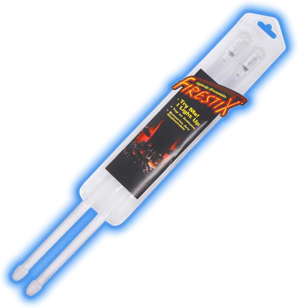Firestix Schlagzeugschlägel/Sticks Paar, brilliant blau FX12BL, blau