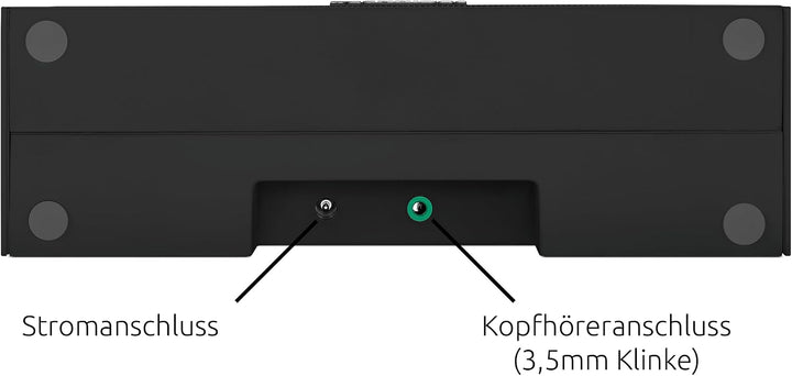 TechniSat DIGITRADIO 23 ASA – Küchen Unterbauradio mit ASA DAB+ &amp; Farbdisplay Schwarz, DAB+ &amp; Farbdi