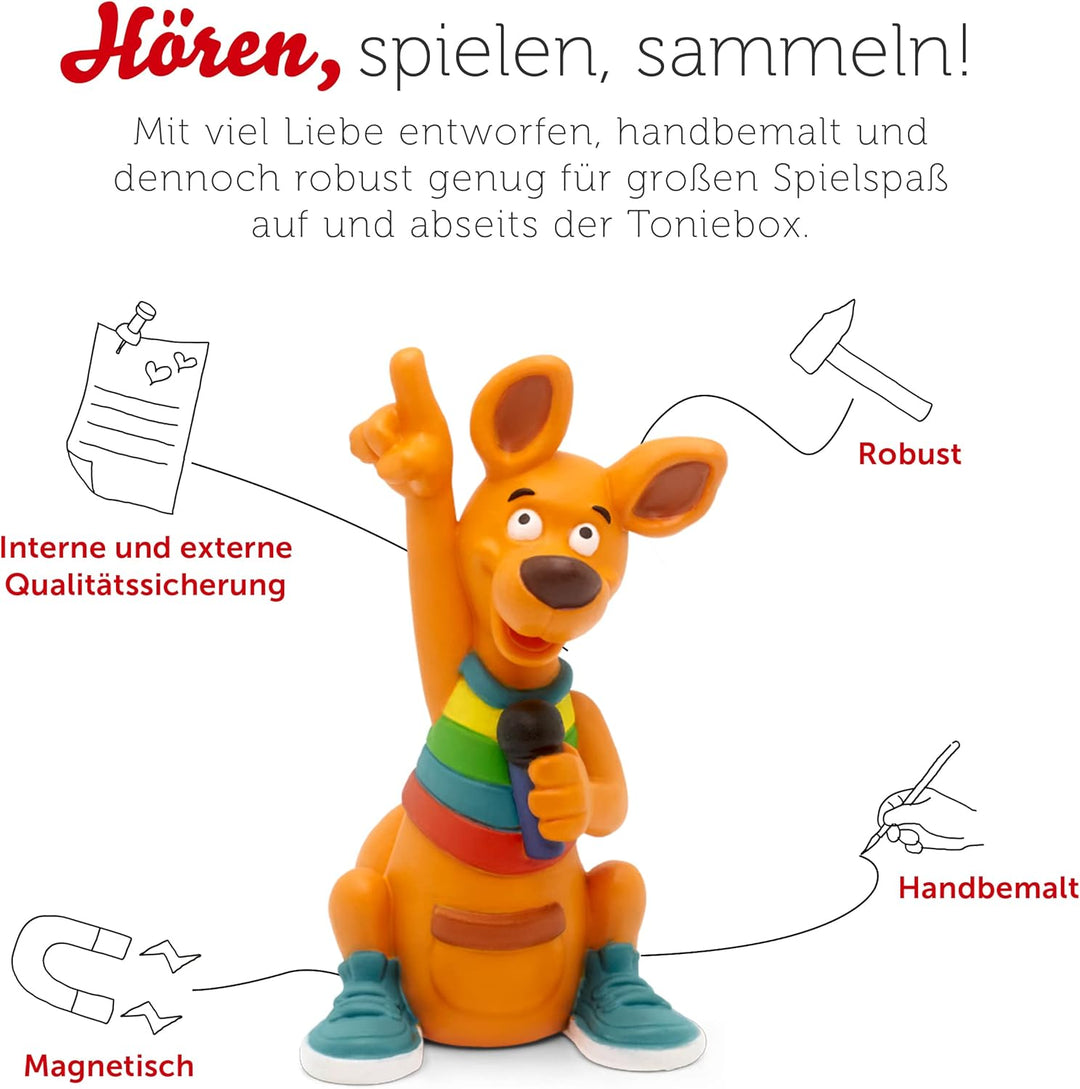 tonies Hörfiguren für Toniebox, Volker Rosin – Das singende Känguru, Kinderlieder für Kinder ab 3 Ja