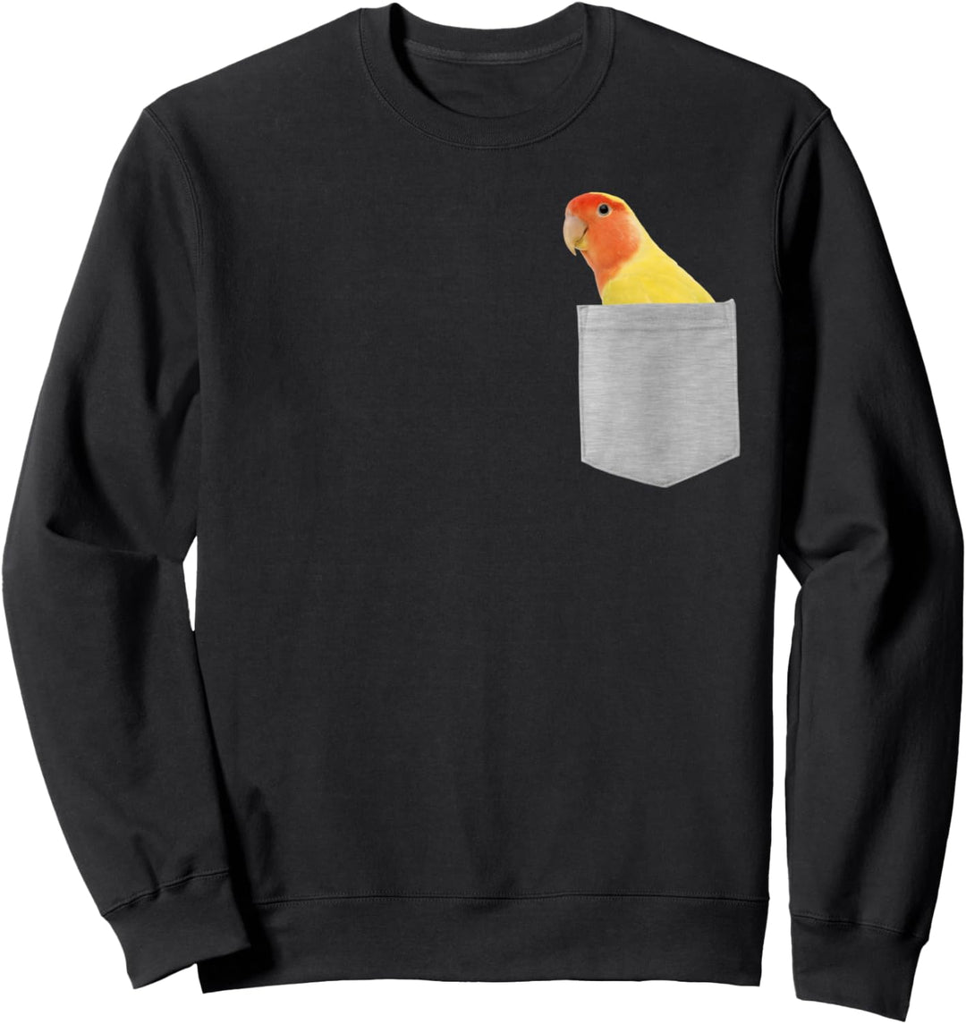 Animal in Your Pocket Rosy-faced Lovebird Sweatshirt