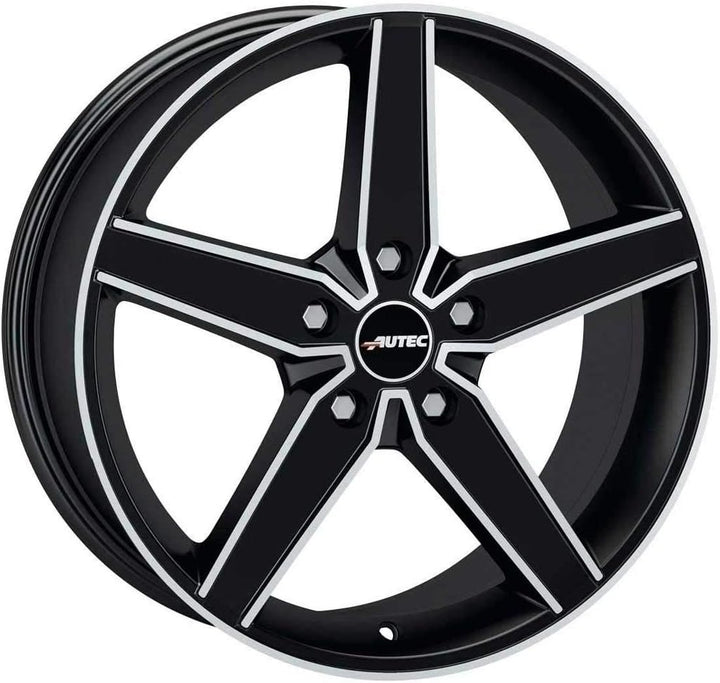 AUTEC Delano Schwarz matt poliert 8,5x20 ET42 5.00x112.00 Hub Bore 70.00 mm - Alu felgen