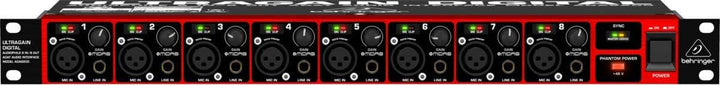 Behringer Ultragain ADA8200 Wandler & KabelDirekt - Optisches Kabel/Toslink Kabel - 0,5m - (optische