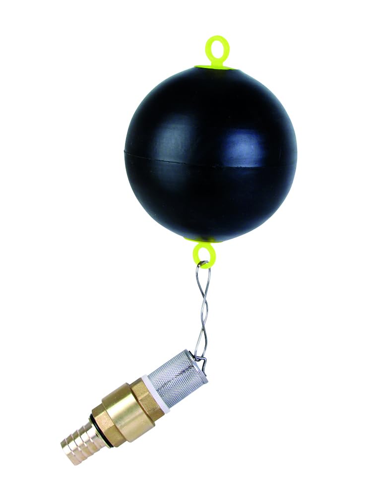 T.I.P. Ballschwimmer mit Fussventil (Schwimmende Entnahme von Zisternen, Behältern, Brunnen, Verhind