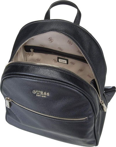 Guess Damen Vikky Backpack Hobo-Taschen, Einheitsgrösse Schwarz, Schwarz