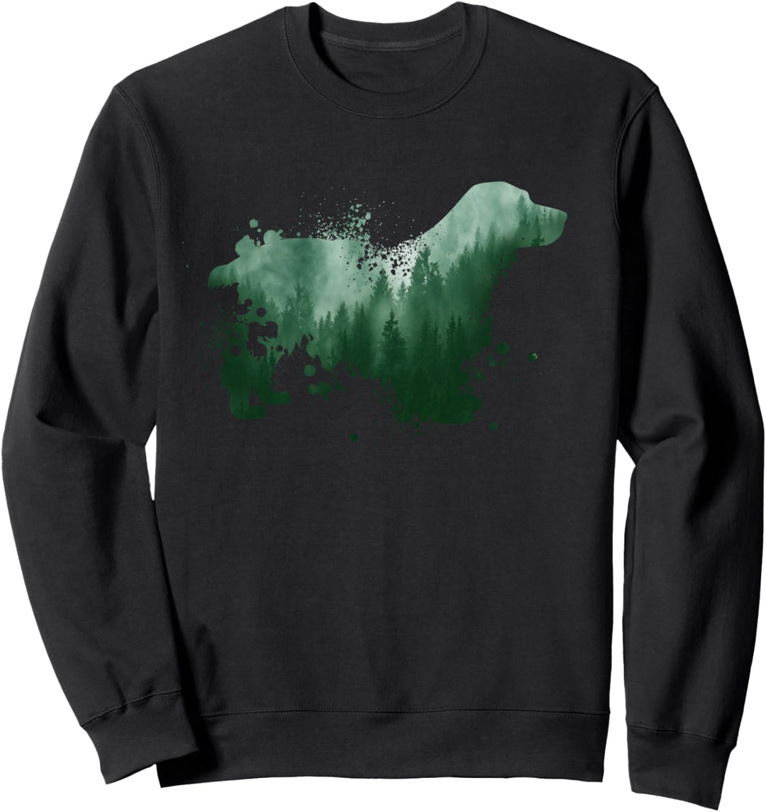 Englischer Cocker Spaniel | Hund Silhouette | Cocker Spaniel Sweatshirt