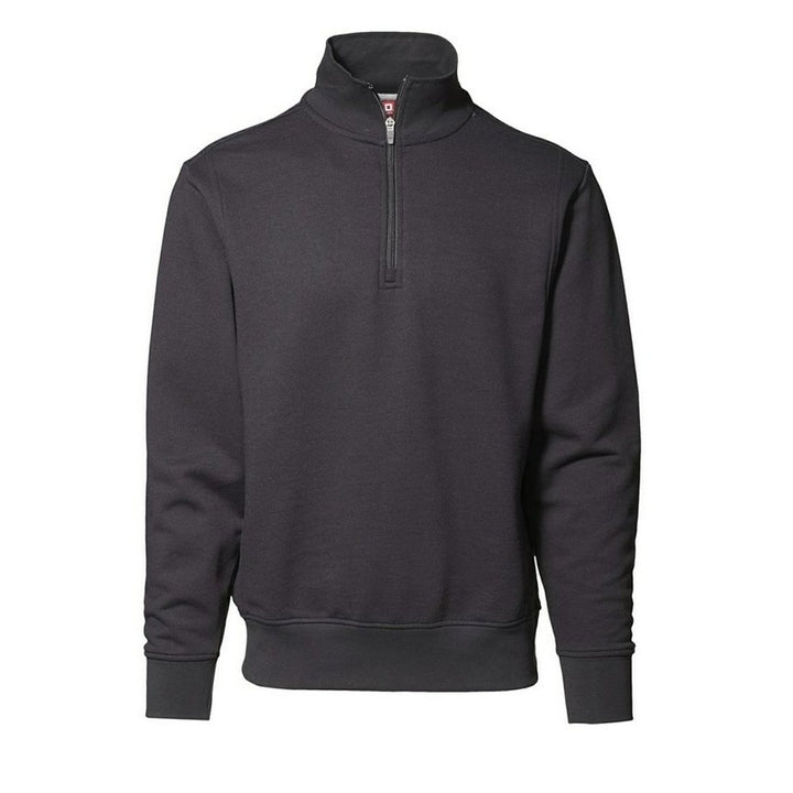 ID Identity Herren SWEATSHIRT ZIP 0603 (M, schwarz)
