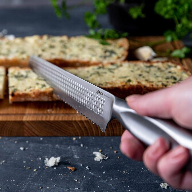 BOSKA Brotmesser Monaco+ / Professionelles Brotmesser/Edelstahl/Rasiermesserscharf/Ergonomisch/Langl