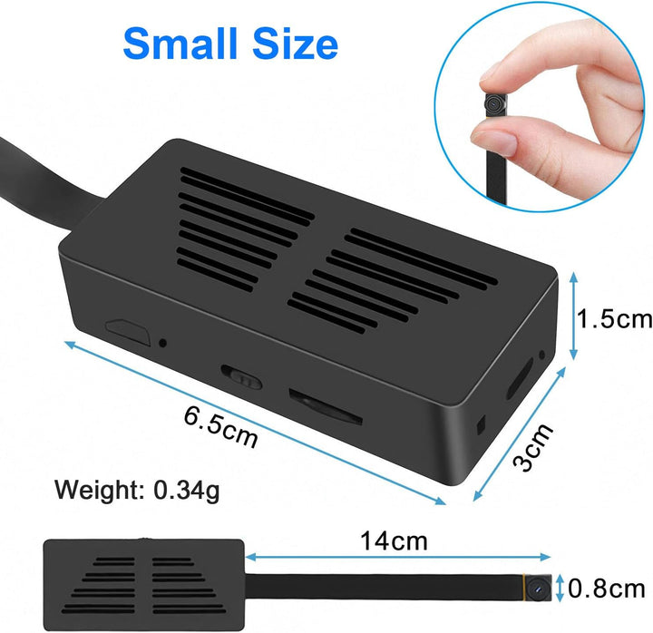 Mini Kamera, HD 1080P Mini Cam Überwachungskamera, Tragbare Kleine DIY Videokamera Sicherheitskamera