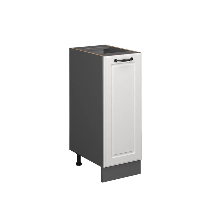 Vicco Apothekerschrank R-Line, Weiss Landhaus/Anthrazit, 30 cm ohne Arbeitsplatte Apothekerunterschr