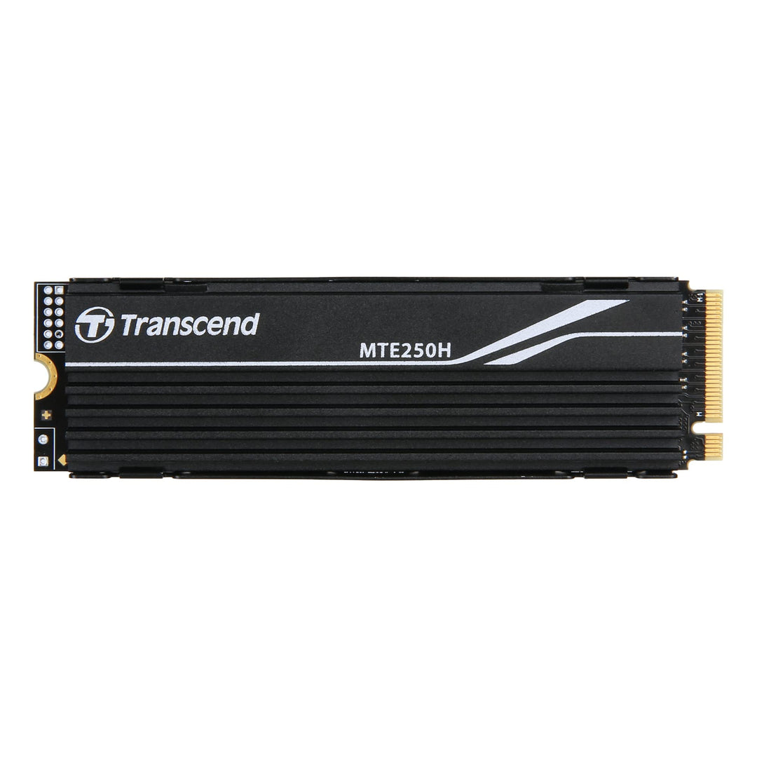 Transcend MTE250H - SSD - 1 TB - intern - M.2 2280 - PCIe 4.0 x4 (NVMe) - integrierter Kühlkörper 1T