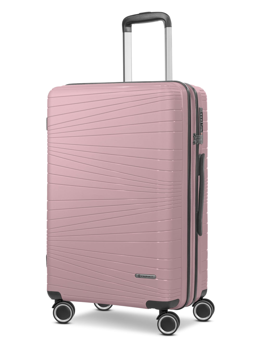 Franky Dallas 3.0 Hartschalen-Koffer gross | Reisekoffer - Trolley ausgestattet mit 4 Rollen, einem
