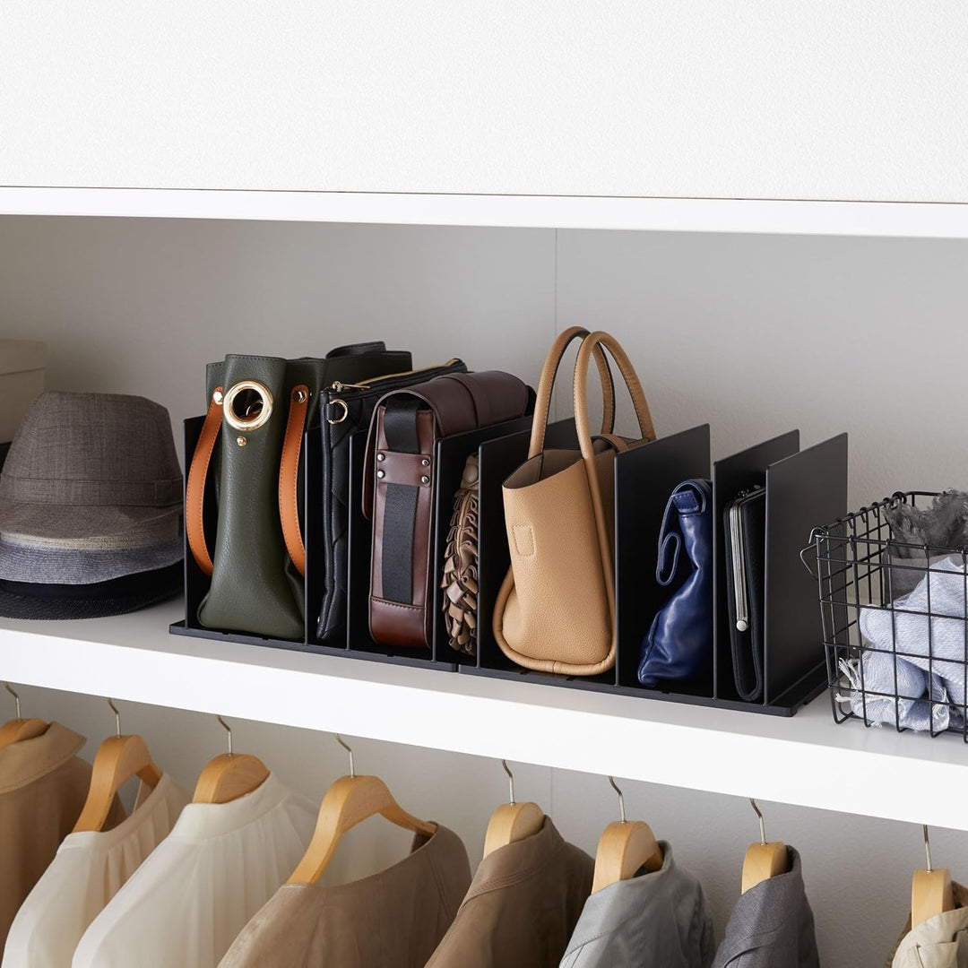 YAMAZAKI Home Smart Geldbörse Organizer/Tasche Trennwand für Schrank Regal - ABS Kunststoff Einheits