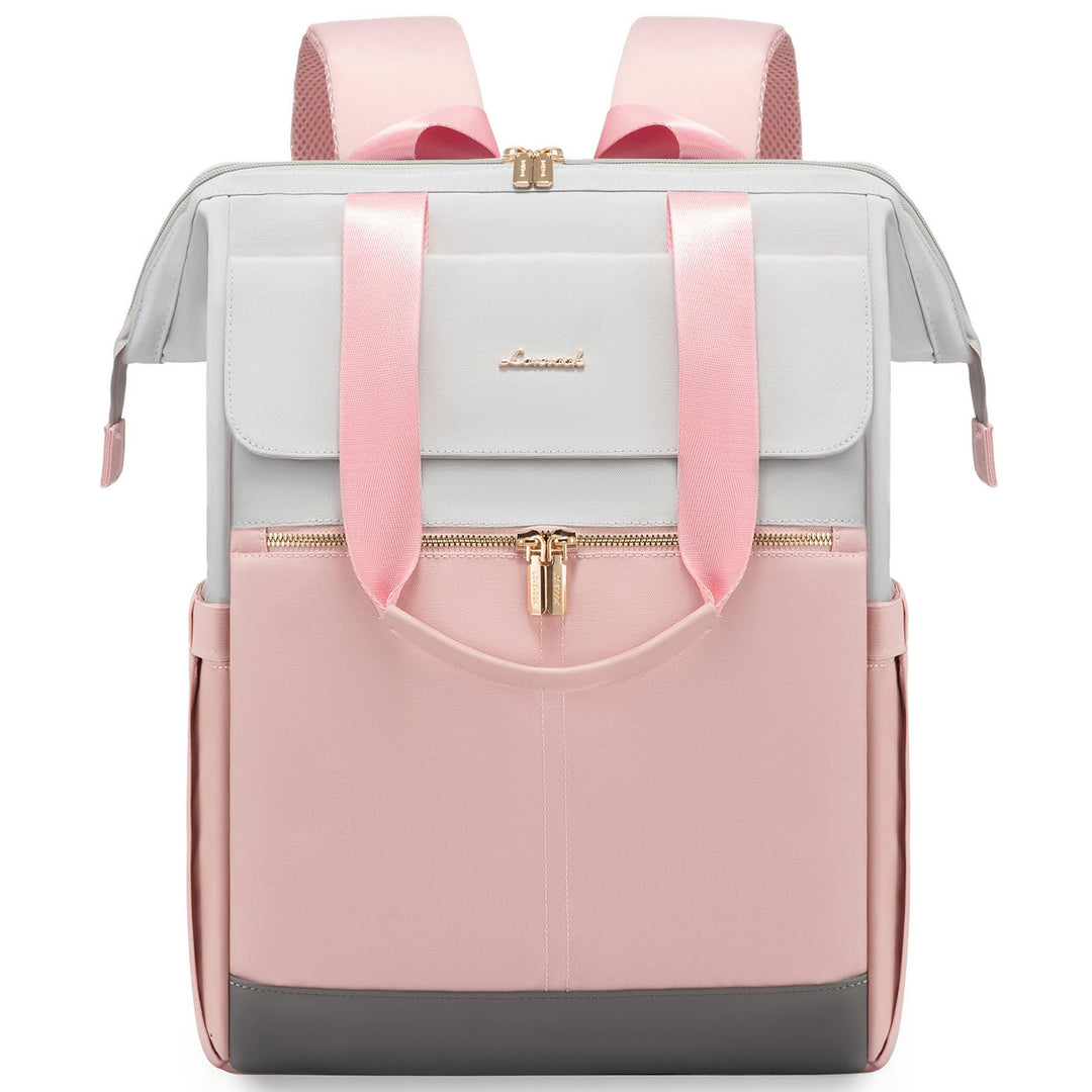 LOVEVOOK Laptop Schulrucksack Teenager, Damen Rucksack Modern, Schultasche Backpack Women Elegant Ta