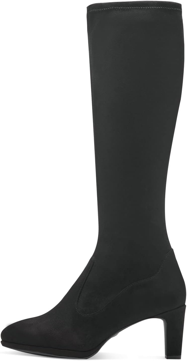 Tamaris Damen Schlupfstiefel, Frauen Stiefel,TOUCHit-Fussbett 37 EU Schwarz, 37 EU Schwarz