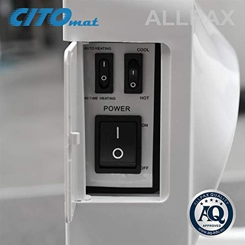 Allpax Händetrockner CITOJET HT 130, ABS-Kunststoff - Trocknungszeit nur ca. 5-7 Sekunden - mit Sich