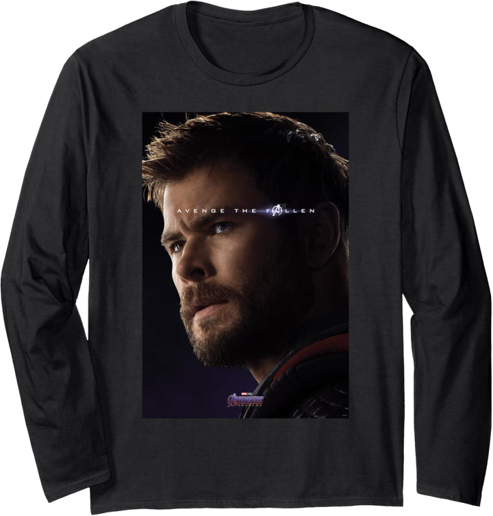 Marvel Avengers Endgame Thor What Ever It Takes Poster Langarmshirt