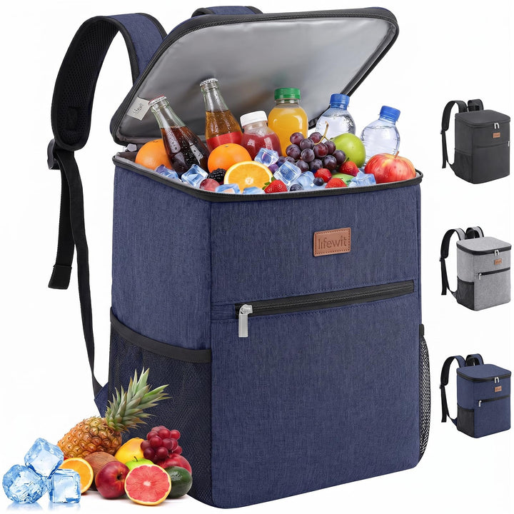 Lifewit 24L Kühl Rucksack Kühlrucksack Kühltasche Picknicktasche Gross Isoliert Cooler Bag Männer Fr