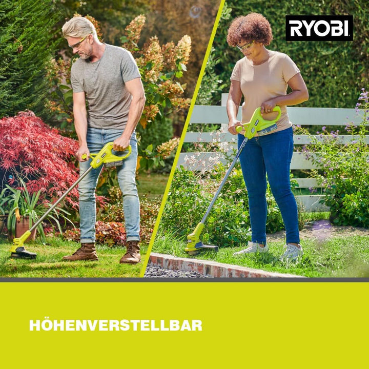 Ryobi RY18LT23A-115 Rasentrimmer, Grün & Anthrazit, Compact