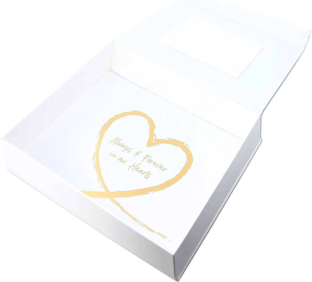 Pavilion Gift Company Memory-11 x 9" Memory Box für Andenken, weiss, 11" x 9"