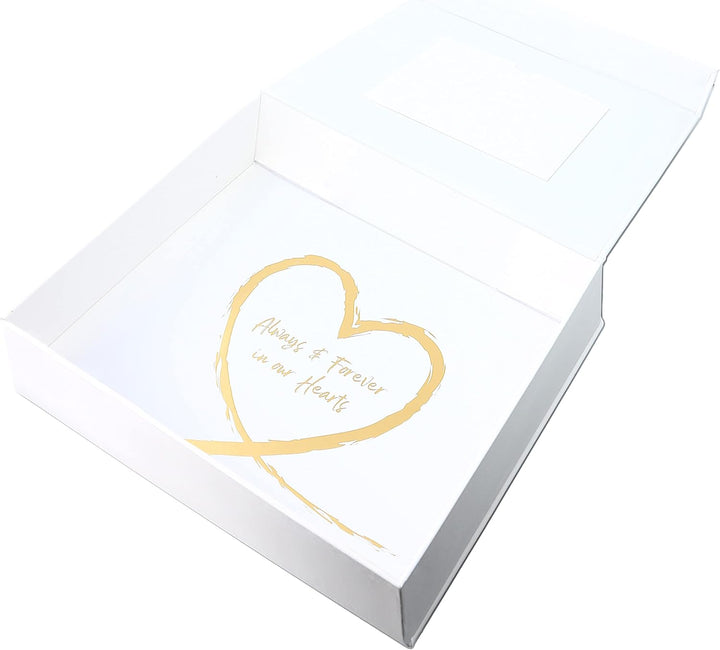 Pavilion Gift Company Memory-11 x 9" Memory Box für Andenken, weiss, 11" x 9"