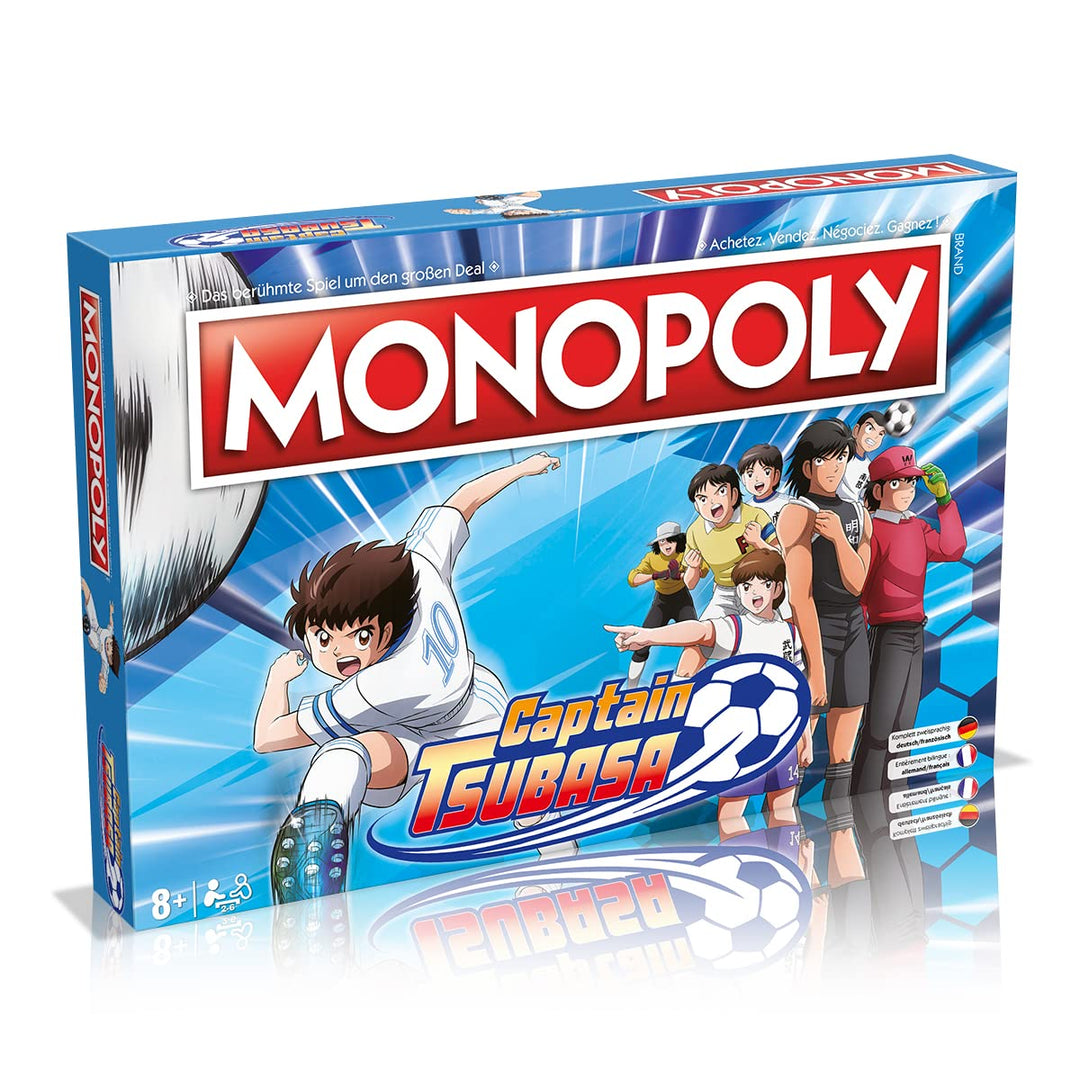 Winning Moves - Monopoly - Captain Tsubasa - Brettspiel - Alter 8+ - Deutsch