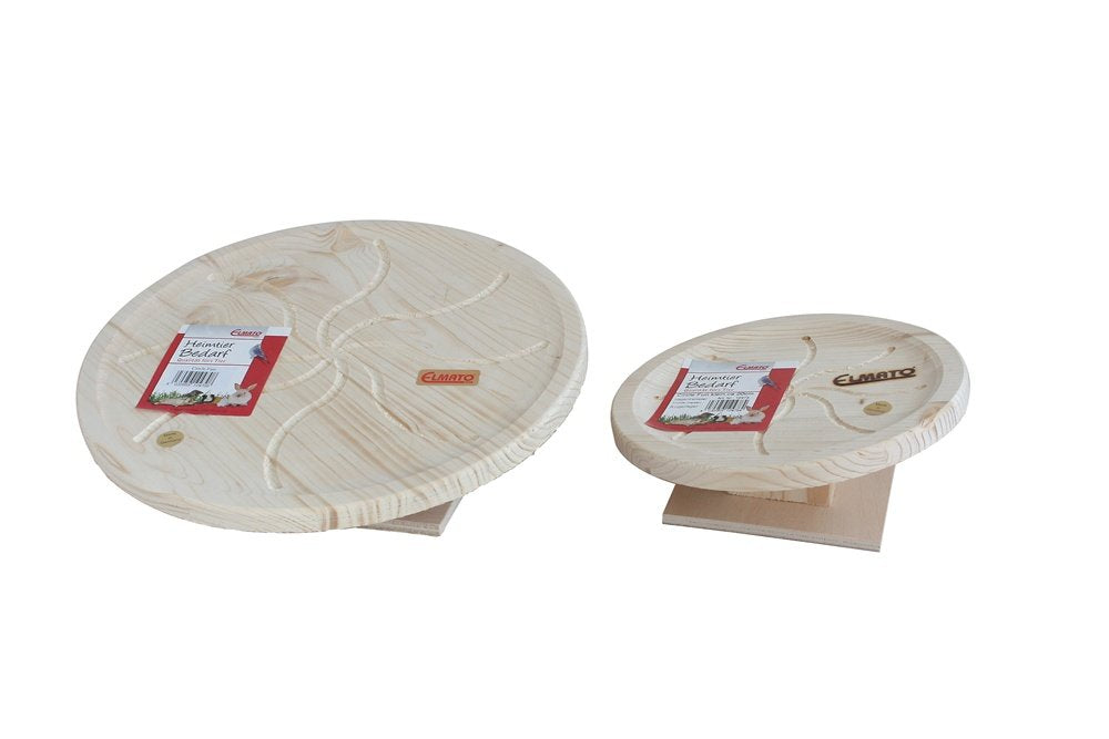 Elmato 10470 Circle Fun Drehteller, Holzlaufscheibe für Nager, 30cm