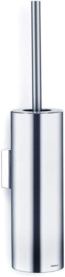 blomus -NEXIO- WC-Bürste, matt inkl. Wandhalterung, 68835 Edelstahl Matt Höhe 46 cm Single, Edelstah