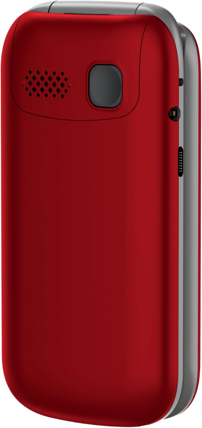 Funker E480 4G-Handy für Senioren mit Whatsapp, grosse Tasten, SOS-Taste und GPS, Videoanrufe, 7,1 c