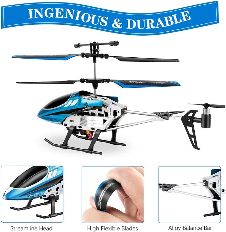 VATOS Hubschrauber Ferngesteuert Indoor RC Helikopter Spielzeug Ferngesteuert Mini Helikopter Flugze