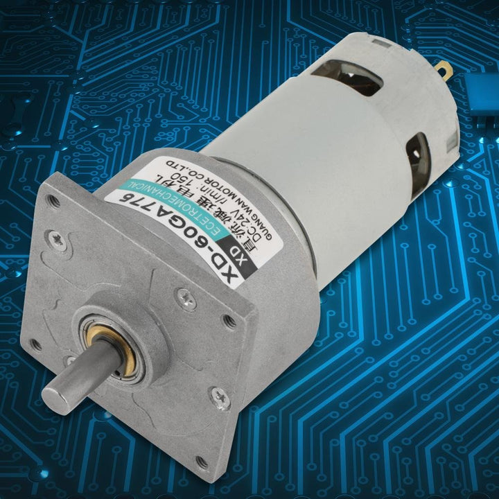 Mini-DC-Getriebemotor DC12V / 24V 35W Metall Geschwindigkeit einstellbar grossen Drehmoment Motor CW