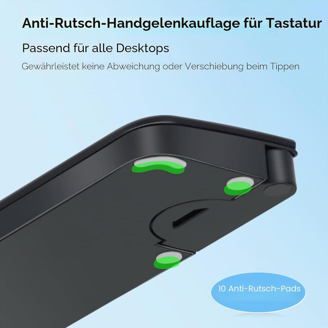 36cm Tastatur-Handgelenkauflage mit Reinigungsset &amp; Ablagebereich