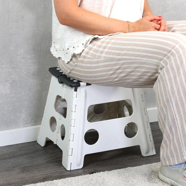 Kesper | Klapphocker, Material: Kunststoff, Masse: 36,5 x 30 x 32 cm, Trittfläche: 29 x 22 cm, Farbe