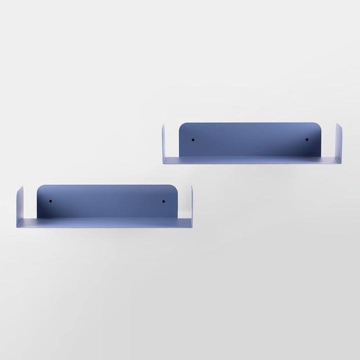 D-Segno Wandregal Metall - Regal Wand, Einzigartiges minimalistisches und modernes Design, Wandbuchh