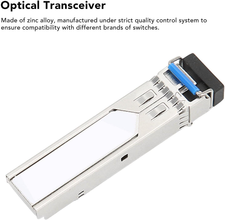 Garsent 1,25 Gb SFP GE BX10 U Optisches Modul, Tx1310/Rx1550nm Single Mode Single Fiber SFP Transcei