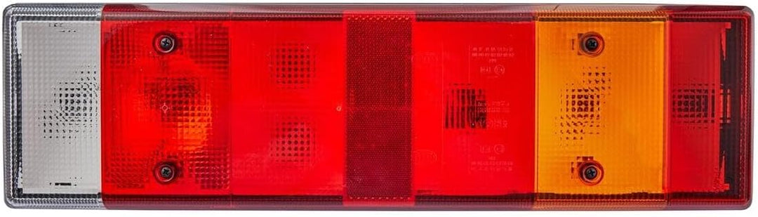 HELLA - Heckleuchte - Glühlampe - 12/24V - Anbau/geschraubt - Lichtscheibenfarbe: mehrfarbig - Steck