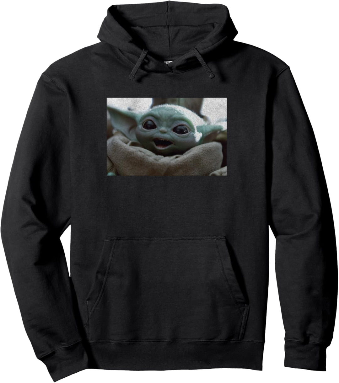 Star Wars: The Mandalorian The Child Happy Face Pullover Hoodie