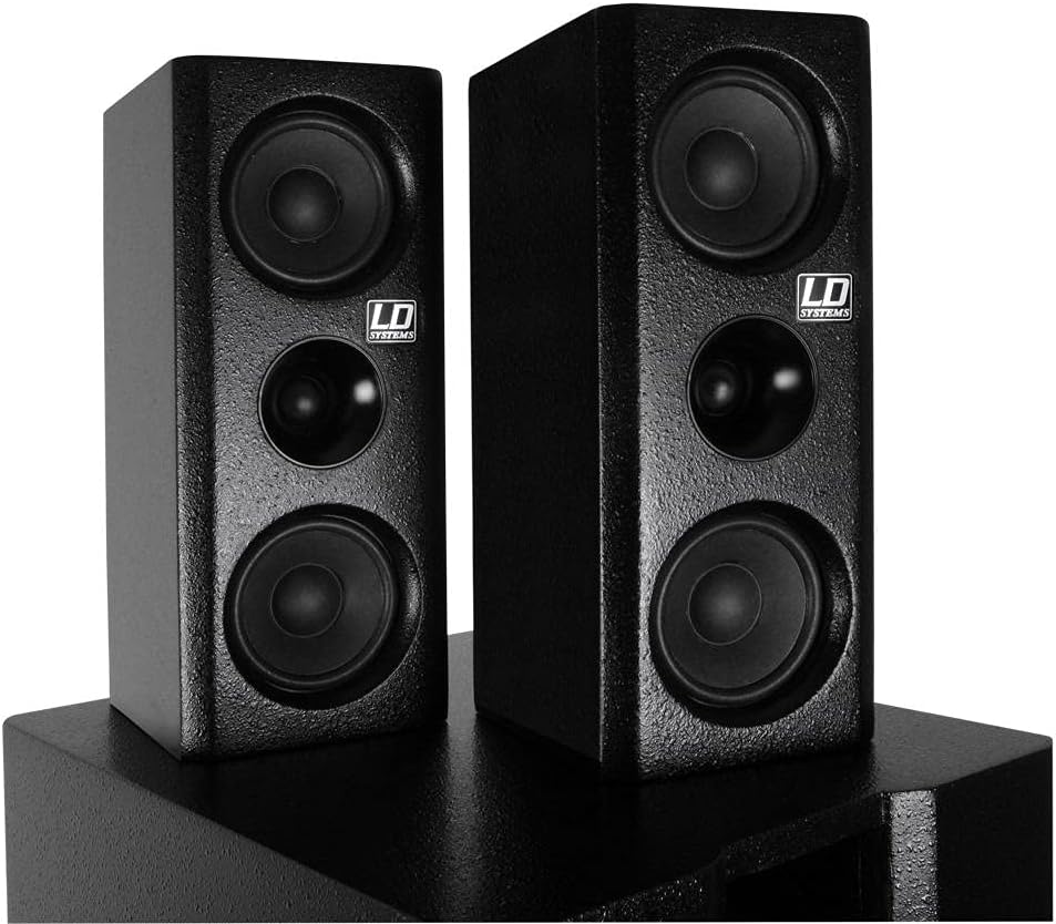 LD Systems LDDAVE8XS Dave Serie Multimedia System (20,3 cm (8 Zoll), 117 dB/mW, aktiv) schwarz, Schw