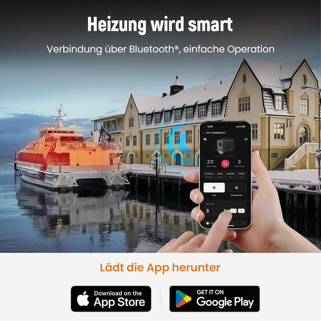 maXpeedingrods 2KW 12V Diesel Standheizung Heizgerät für LKW Wohnwagen Boot Yacht LCD-Schalter Basic