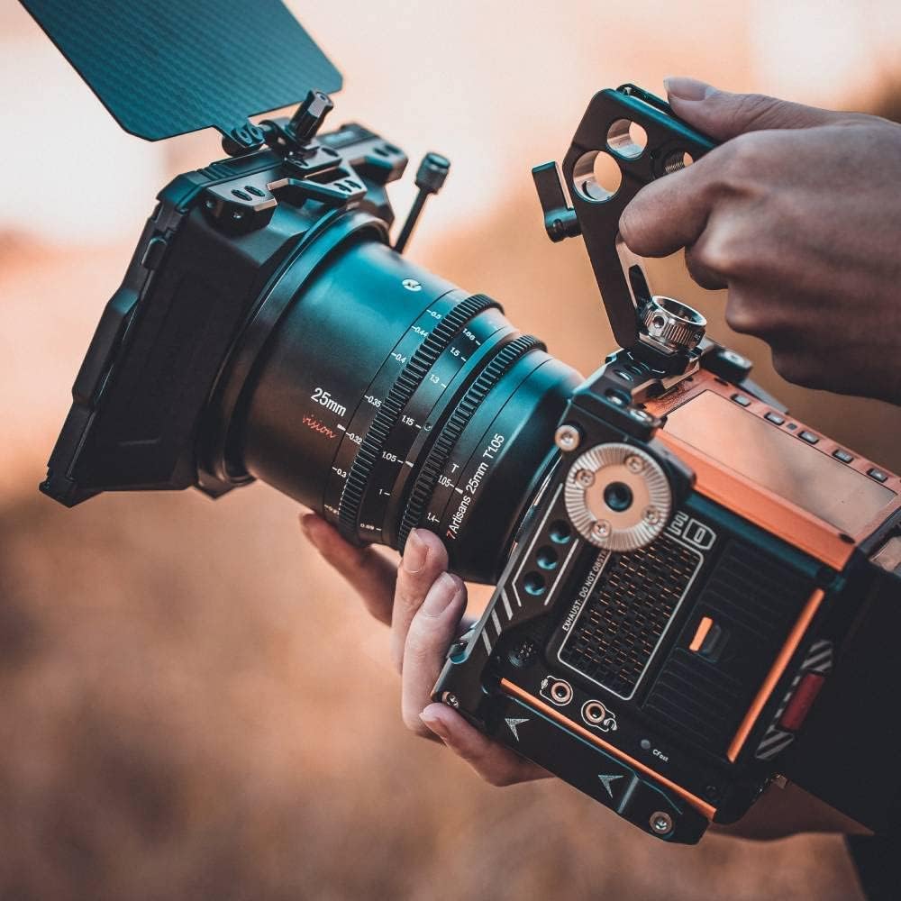 7artisans 25 mm T1.05 grosse Blende, Cine Linse, manueller Fokus, geringer Verzerrung, Mini-Kino-Obj