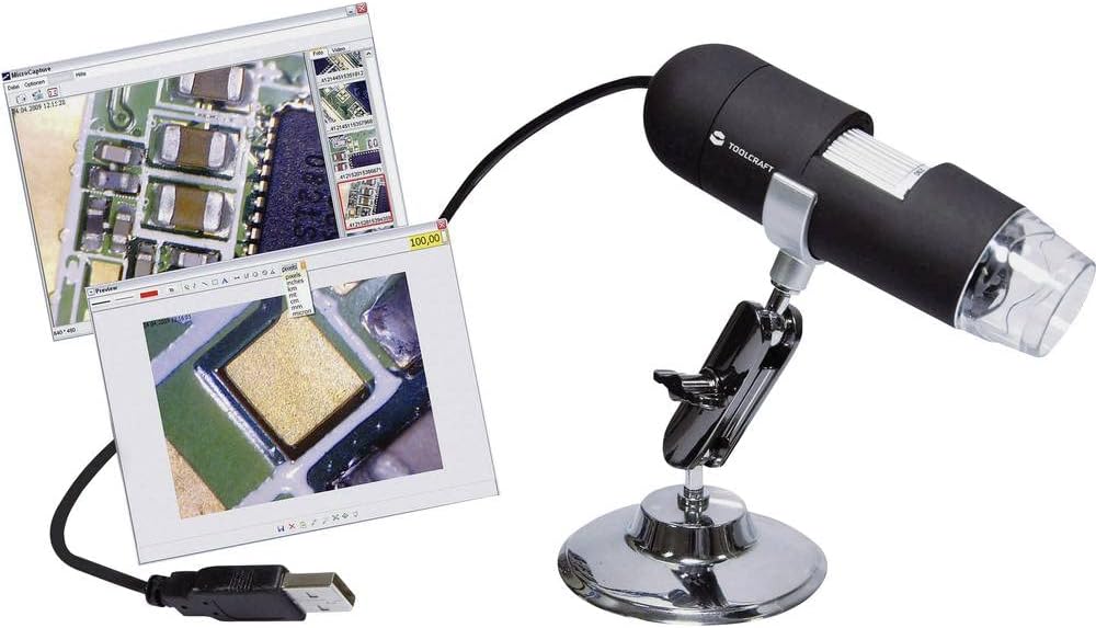 TOOLCRAFT USB Mikroskop 2 Megapixel Digitale Vergrösserung (max.): 200 x