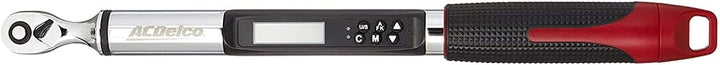 ACDelco ARM313-2A 1/4" Angle Digital Torque Wrench (1.5-30 Nm) with Buzzer, LED Flash Notification,
