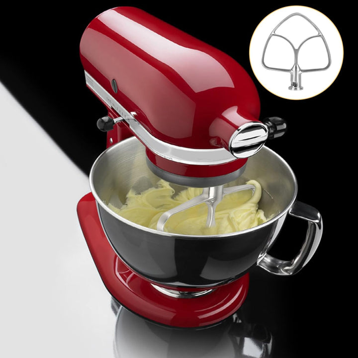 3er Edelstahl Profi-Schneebesen,Rührbesen Schaumschläger und Knethaken für 4,5-5 Quart Artisan & Cla