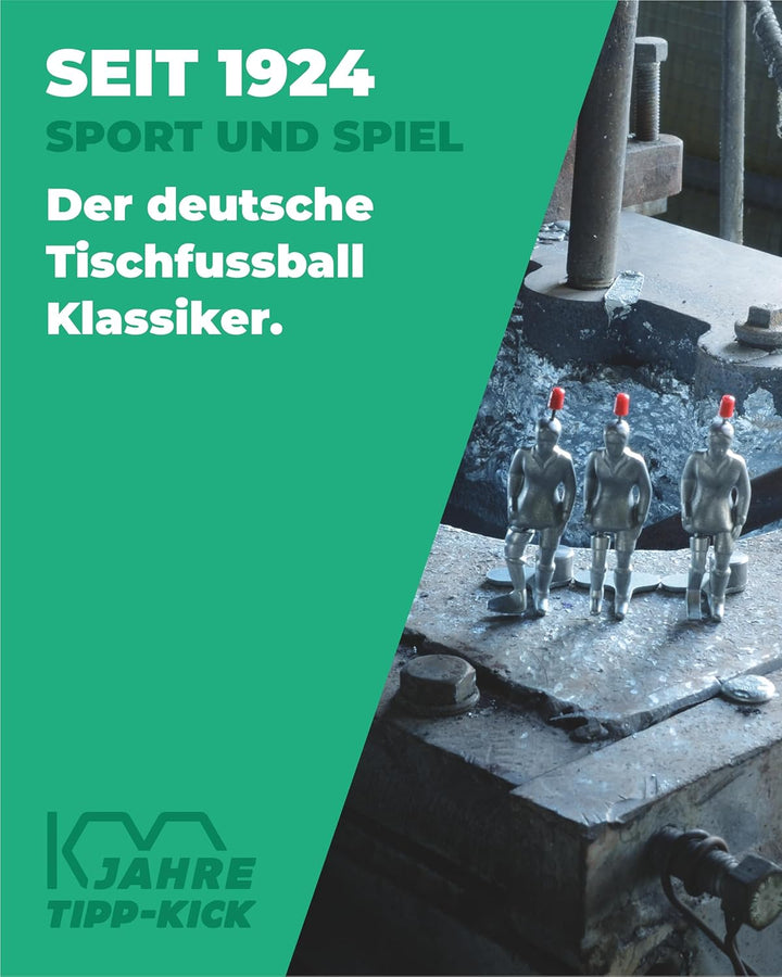TIPP-KICK Spiel DFB Classic Tischfussball-Set 100 Jahre - Fussball-Spiel mit Spielern, Torwarten, Pl